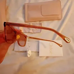 Chloé sunglasses ch0079s 002 56 16 145 Amber Frame Gradient Lightweight Cat Eye Chloe | Accessories | Chlo Sunglasses Ch079s 002 56 6 145  main image 3